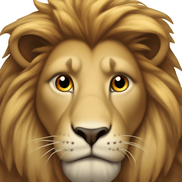 Injured lion emoji