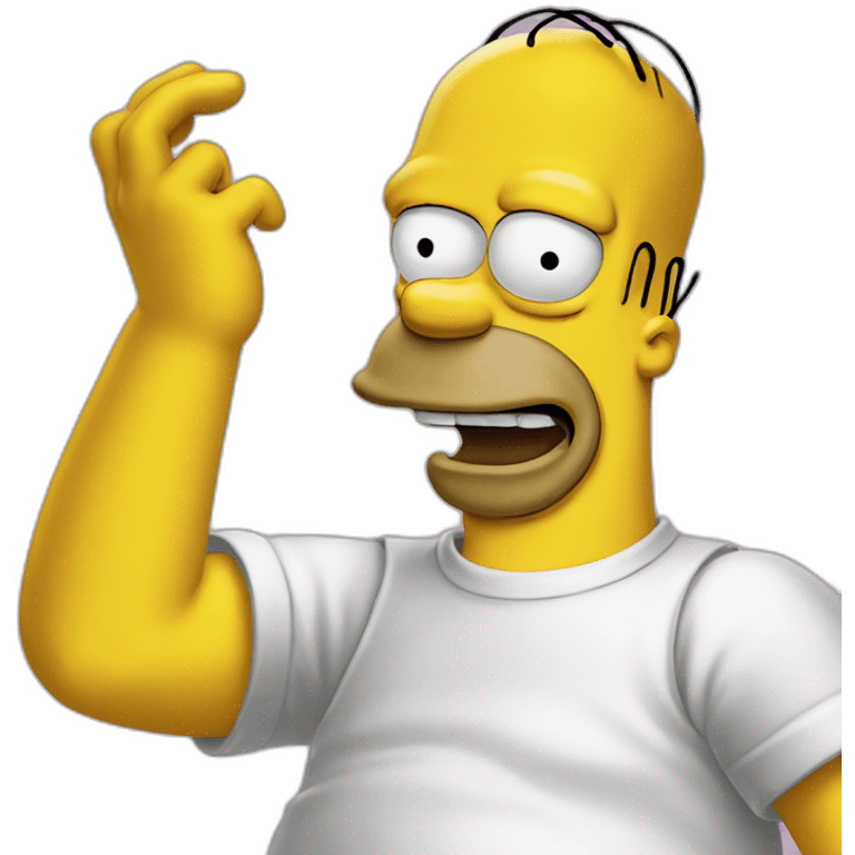 Homer simpson love emoji