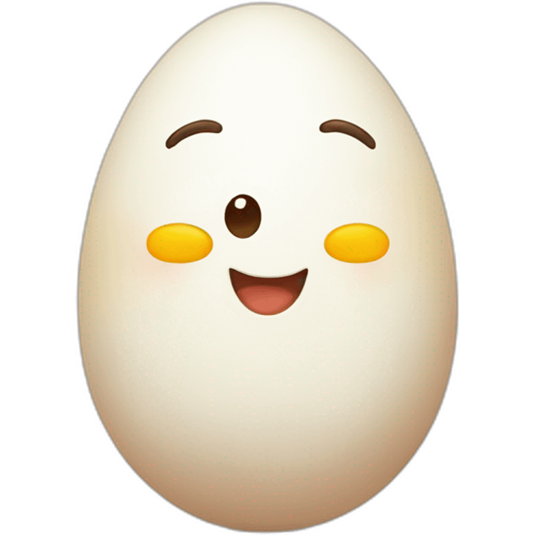 Happy egg emoji