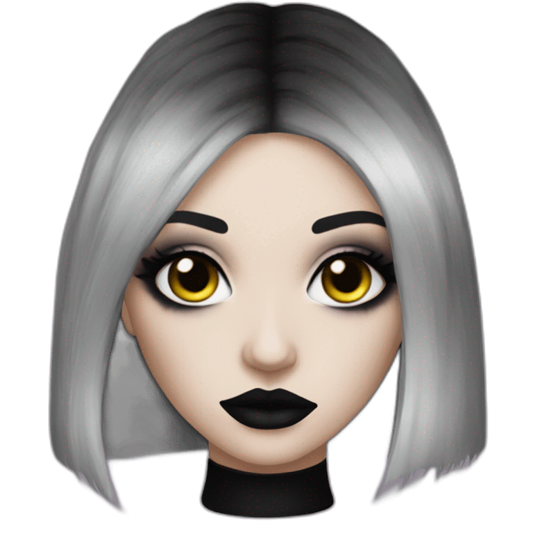 goth-girl-makeup emoji