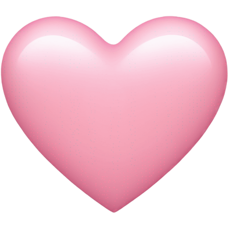 Light pink heart  emoji