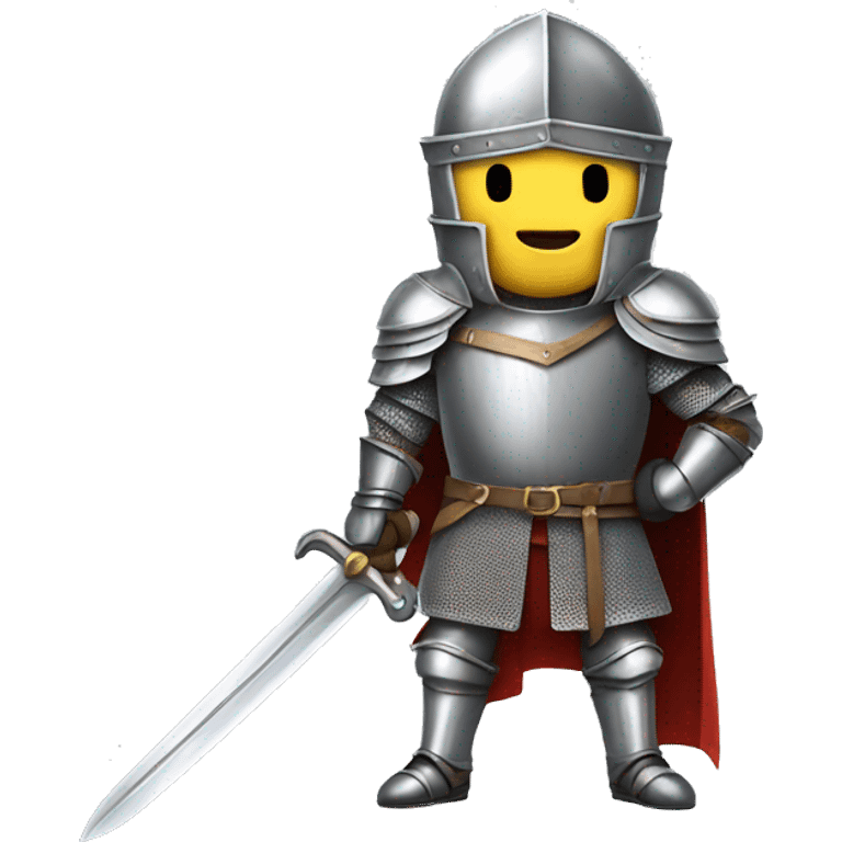 Knight with sword emoji