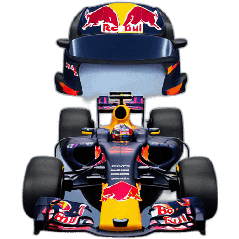 formula 1 red bull car singing emoji