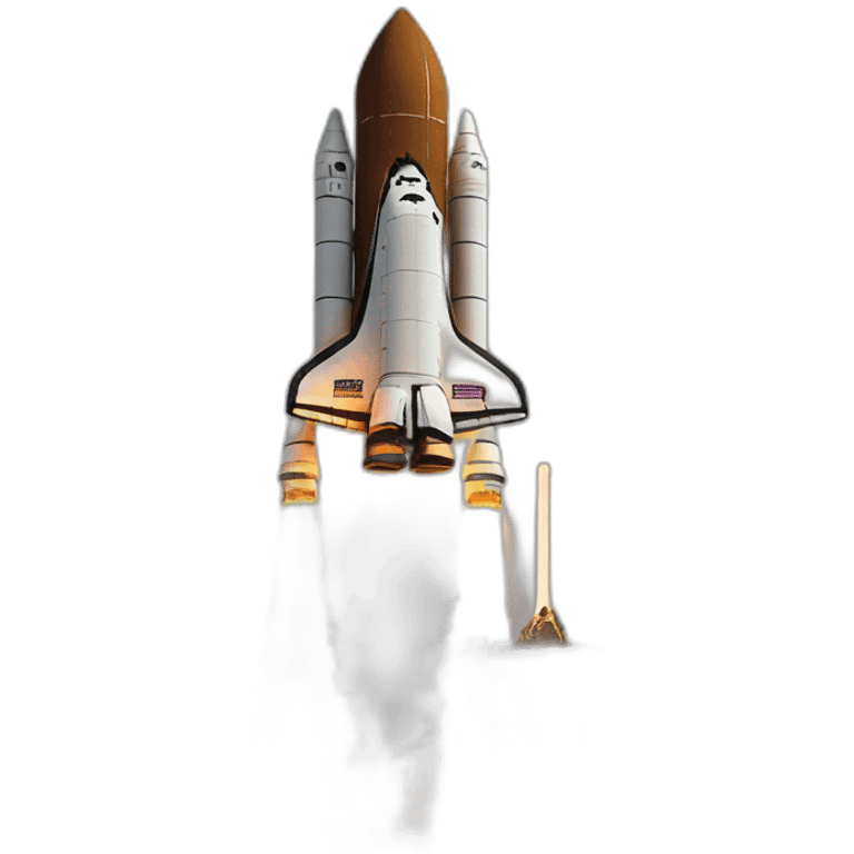 Space X shuttle emoji