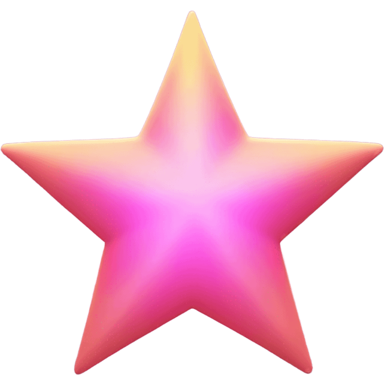 Pink star emoji