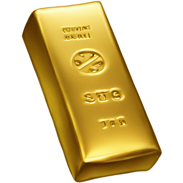 Gold bar emoji