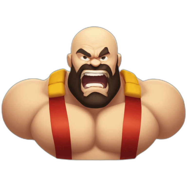 Zangief laught salute emoji