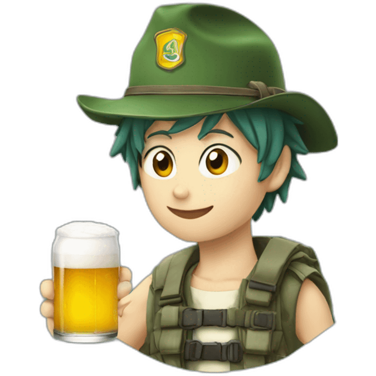 Sinon avec une bière emoji