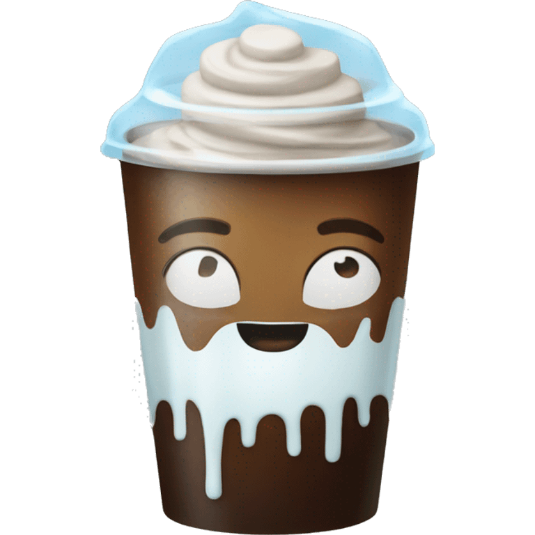 Ice coffie emoji