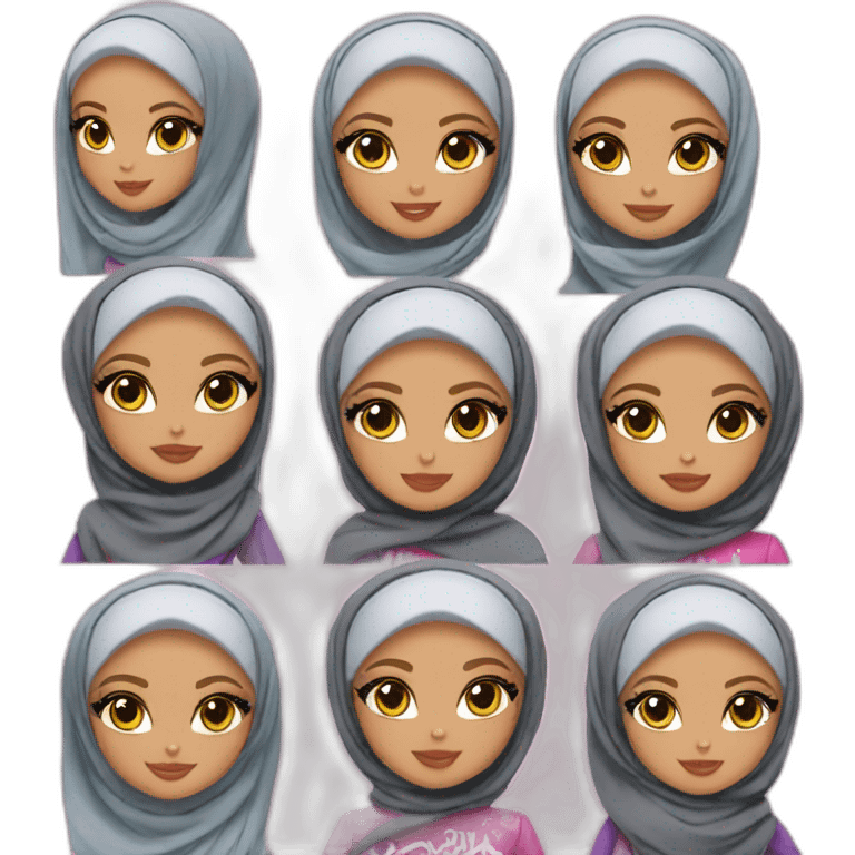 Barbie with hijab emoji