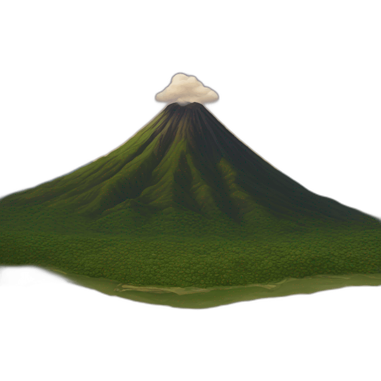 Arenal volcano emoji