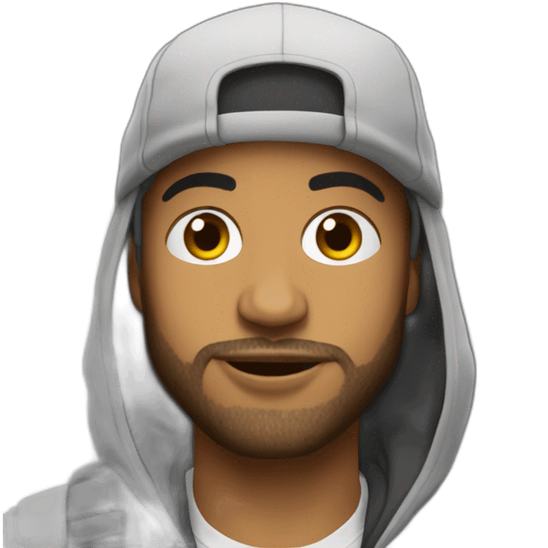 Mena Santana french rap emoji