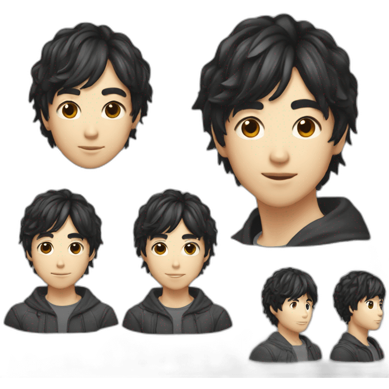 japanese-guy-black-wavy-hair-bangs emoji