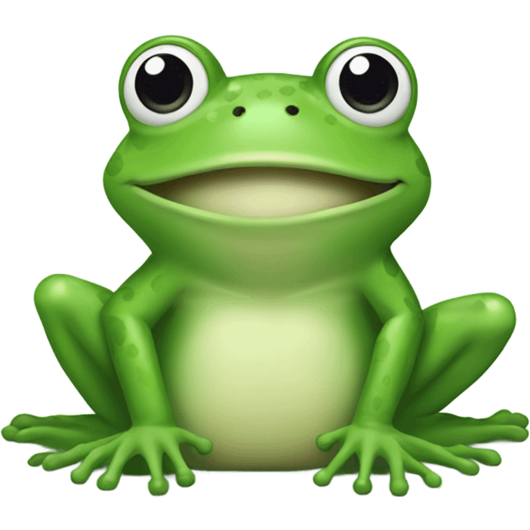 Frog with toes emoji