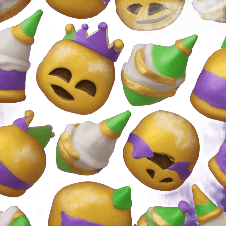 King cake emoji