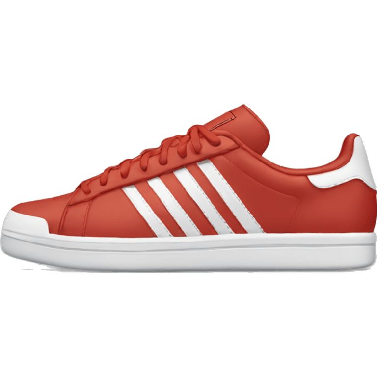 red adidas emoji