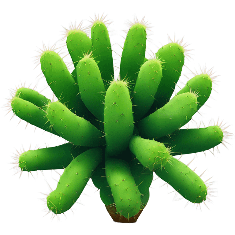 Upside down cactus emoji