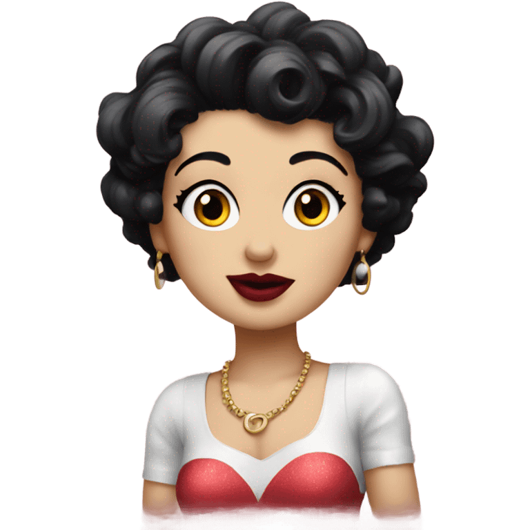 Betty boop emoji