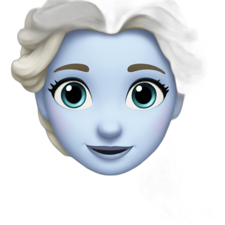 Elsa frozen emoji