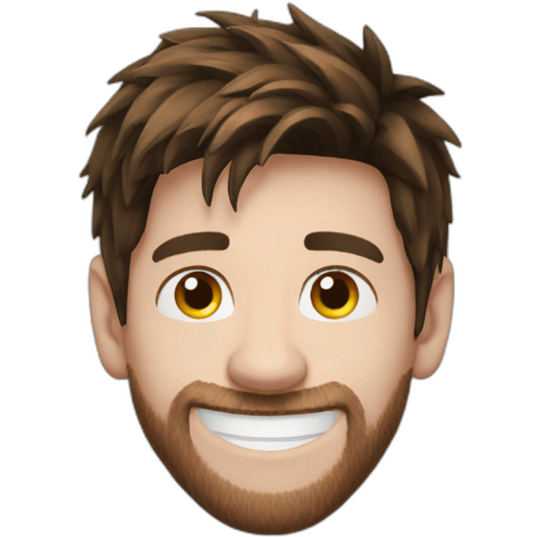 Messi-smile emoji