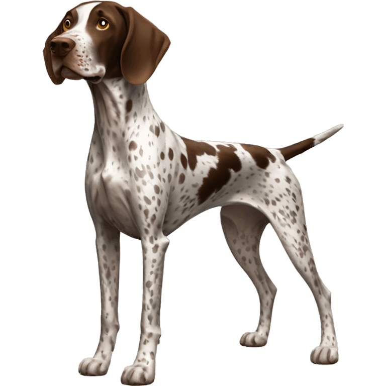 German Shorthaired Pointer Dog Breed Full Body emoji