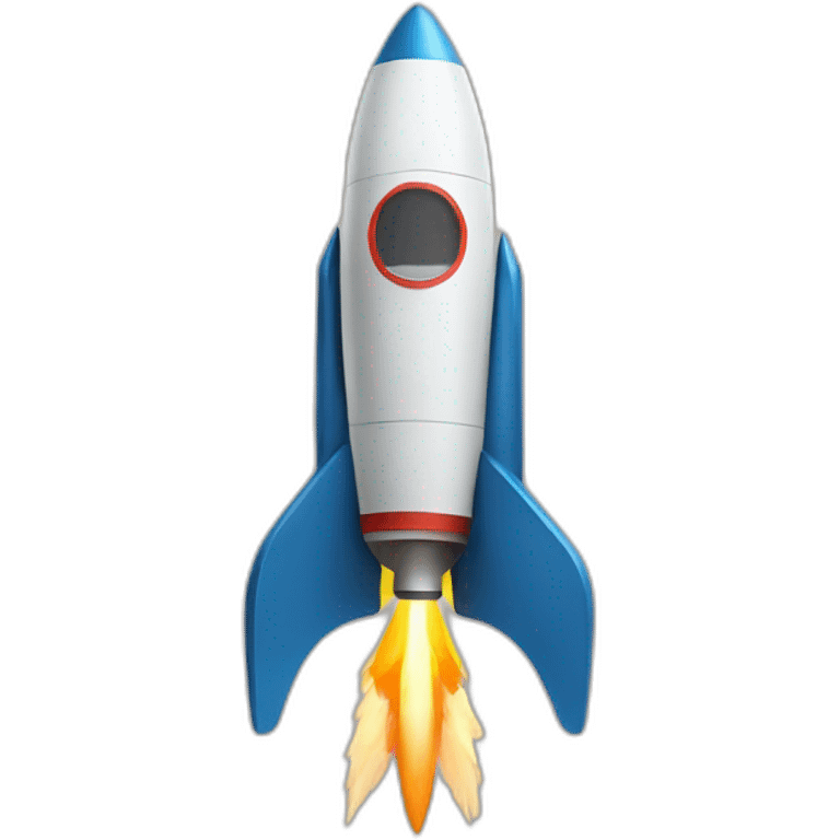 lifting rocket with a large X character emoji