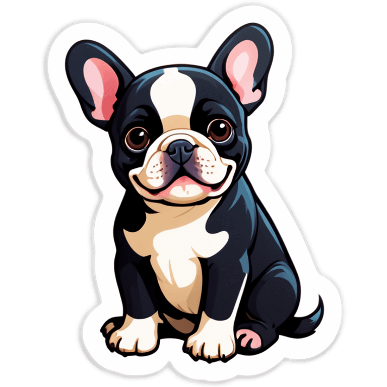  Sweet baby French bulldog  emoji