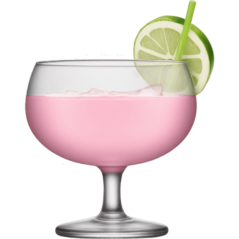 light pink cocktail coupe glass emoji