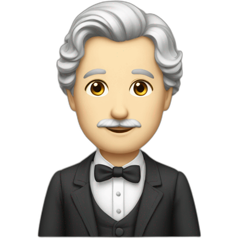 teacher from the 19th century Russian empire in a suit emoji