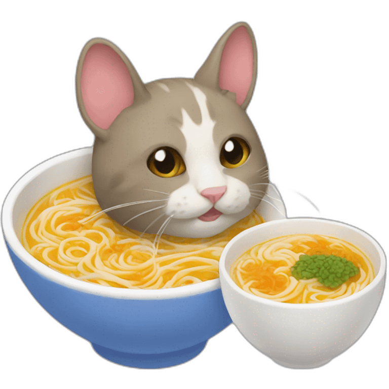 Cure cat rat ramen emoji