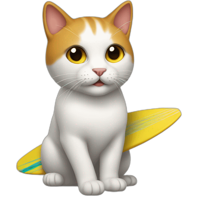 Surf cat emoji