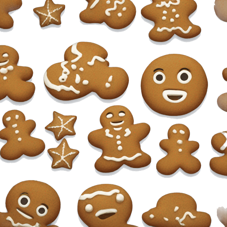 gingerbread cookie emoji