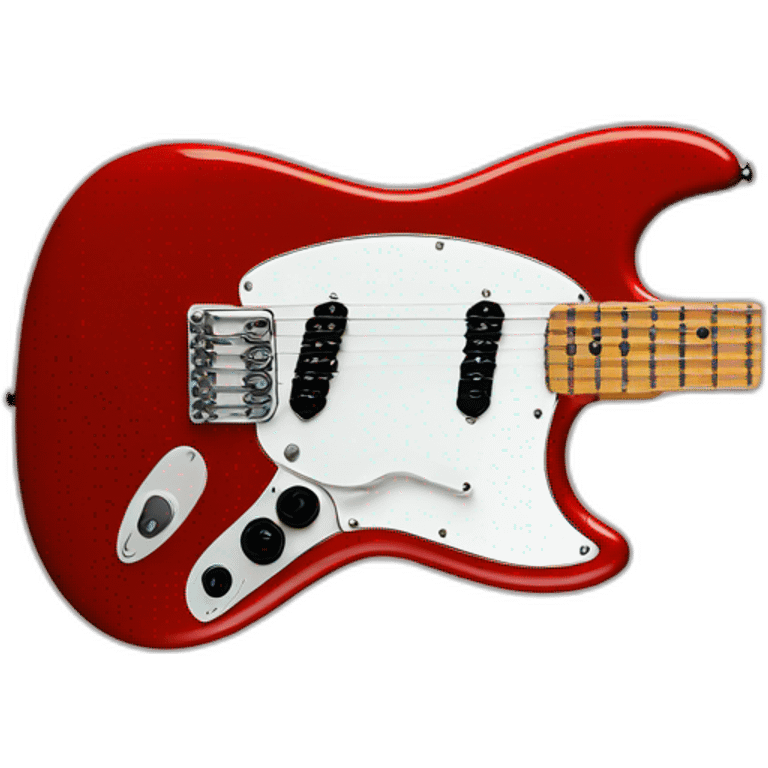 Fender mustang couleur rouge emoji