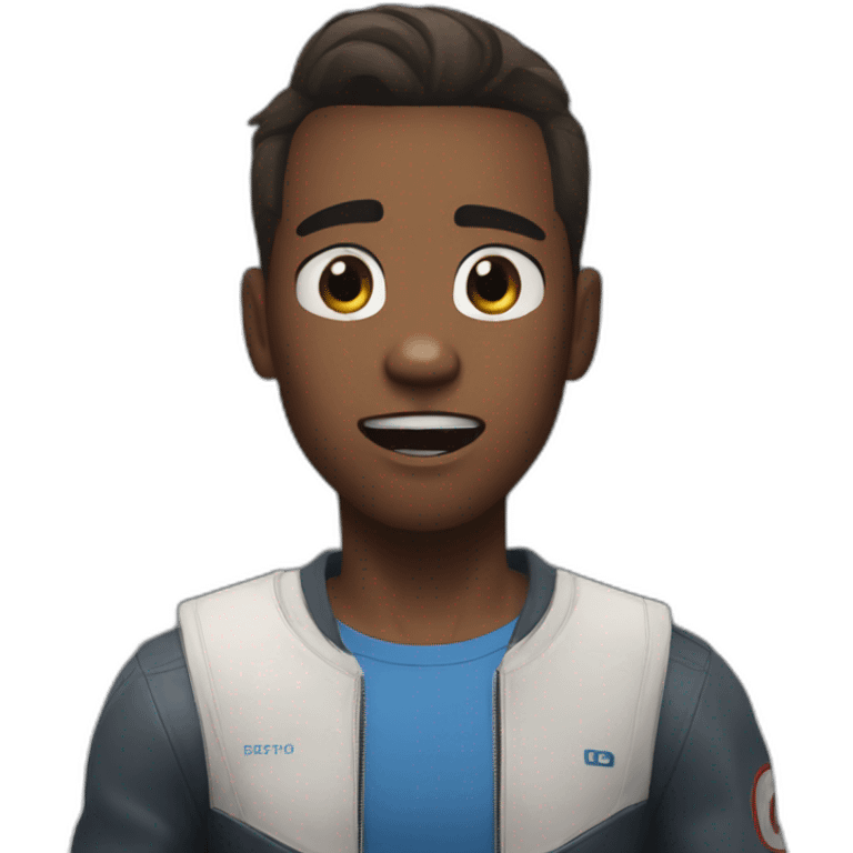 Connor from Detroit become human surprised emoji