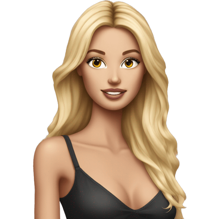 Realistic victoria secret model blonde emoji