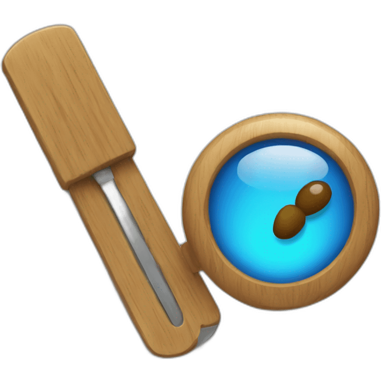 Épingle bleu emoji