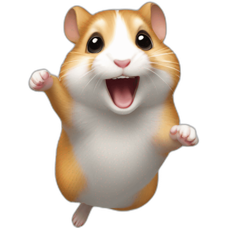 jumping hamster emoji