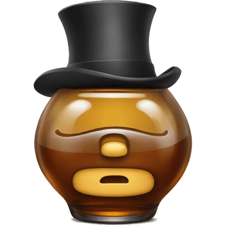 Vaso whisky loco emoji