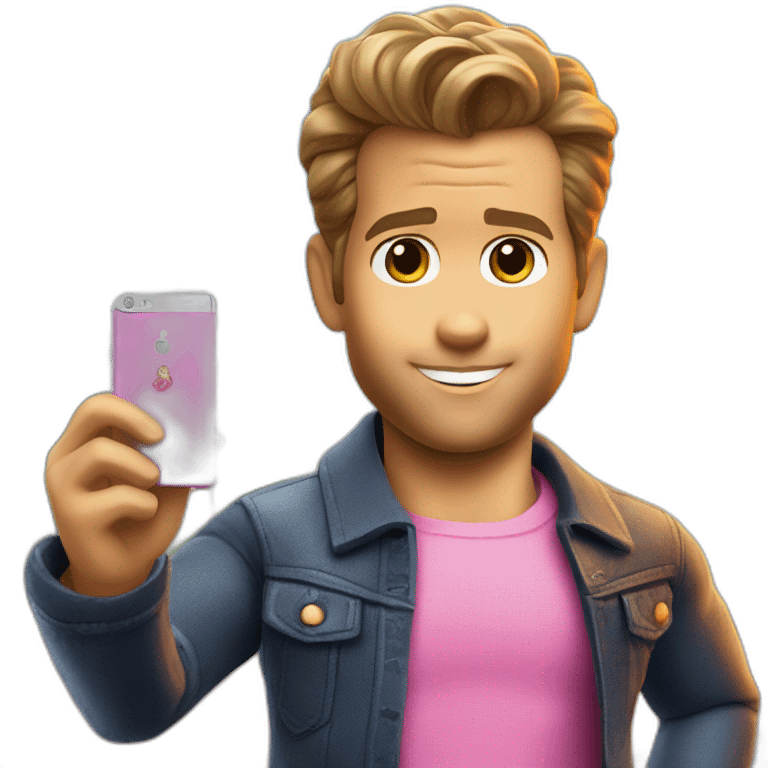 ryan reynolds in barbie movie emoji