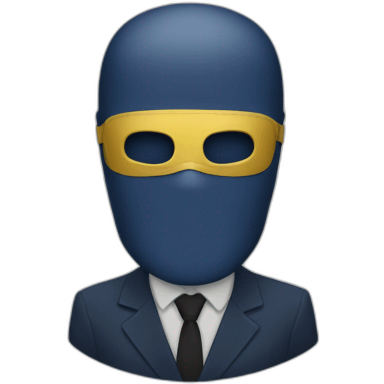 fbi mask face emoji