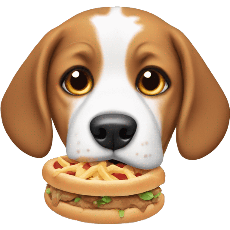 Beagle who’s hungry  emoji