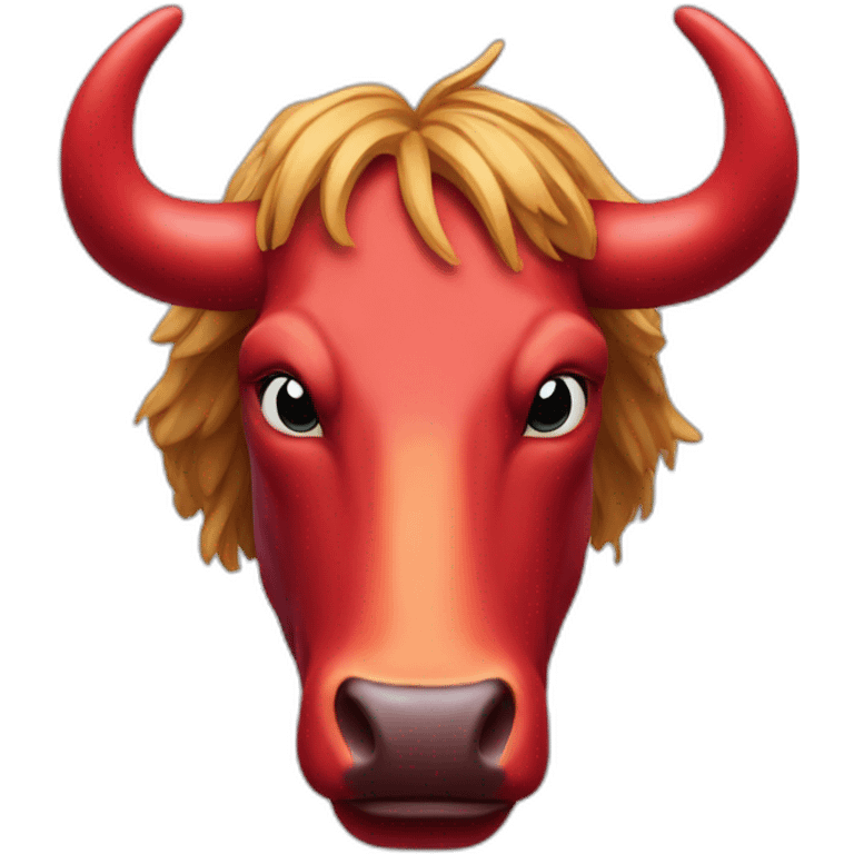 red bull head emoji