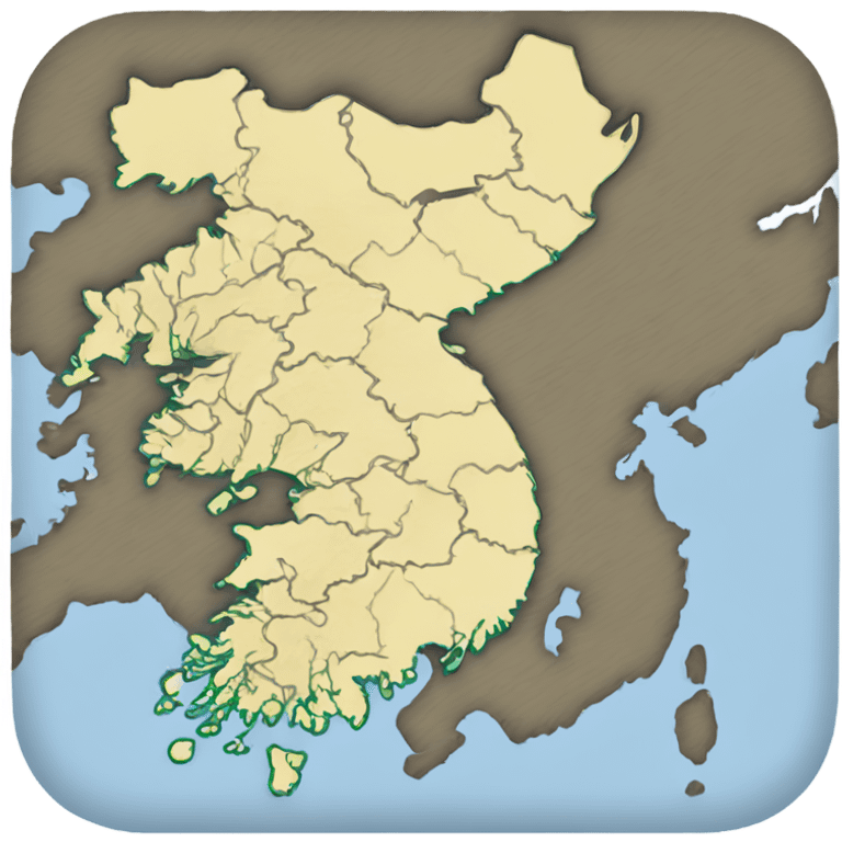 Korean map emoji