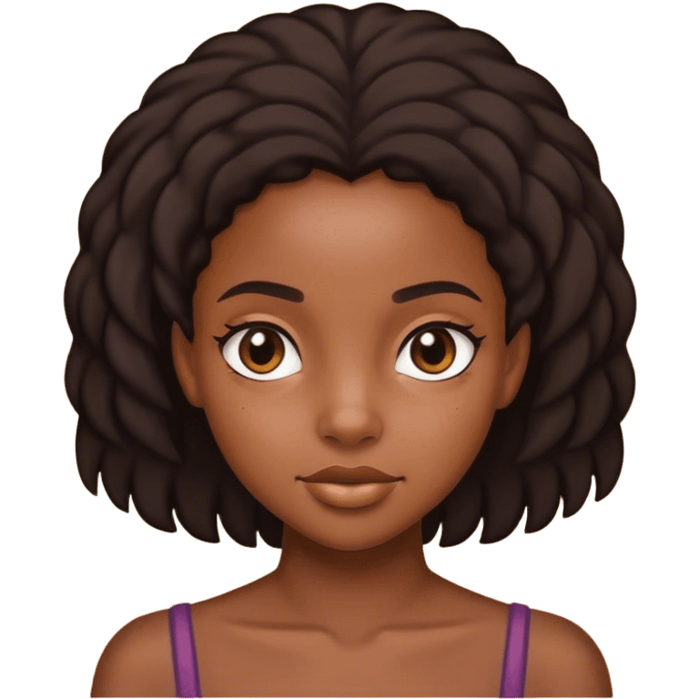 Black girl emoji