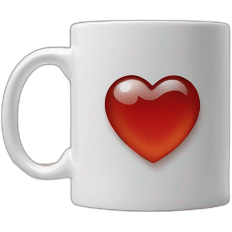 heart glass coffee mug emoji