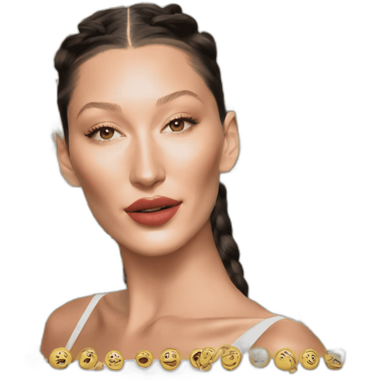 Bella hadid emoji