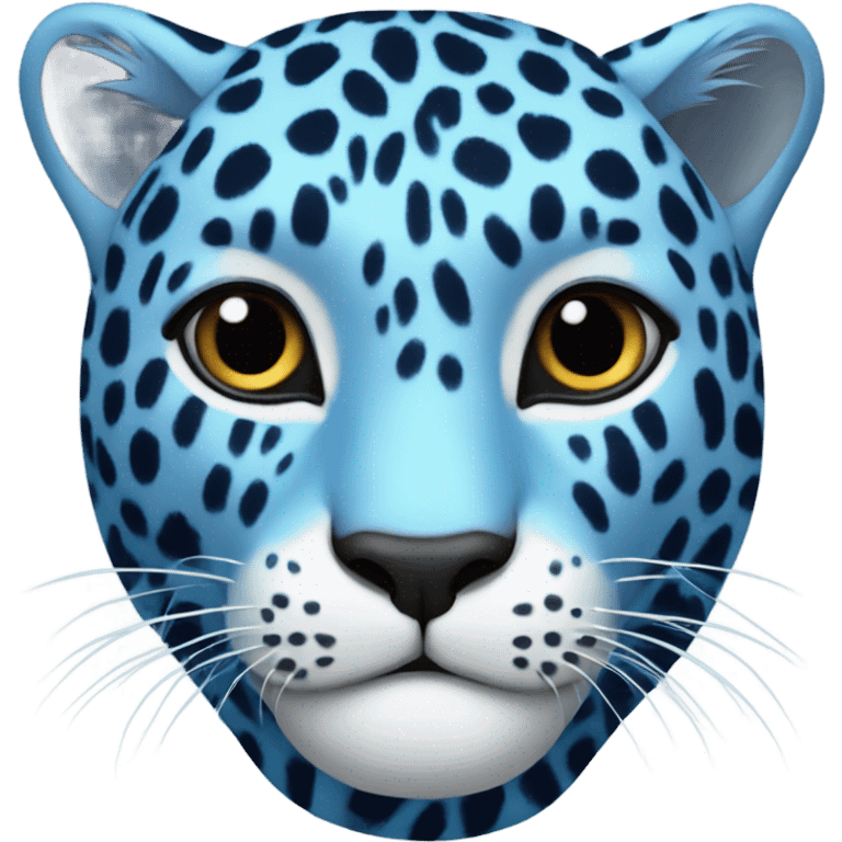 blue leopard  emoji