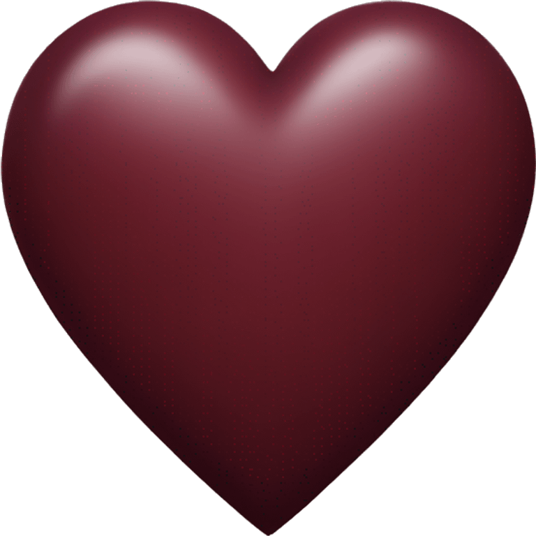 Maroon heart emoji