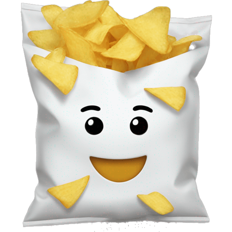 plain bag of chips emoji