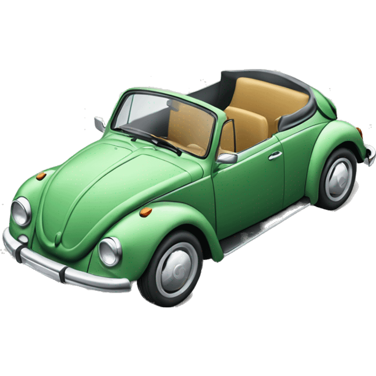 Vw beetle car emoji